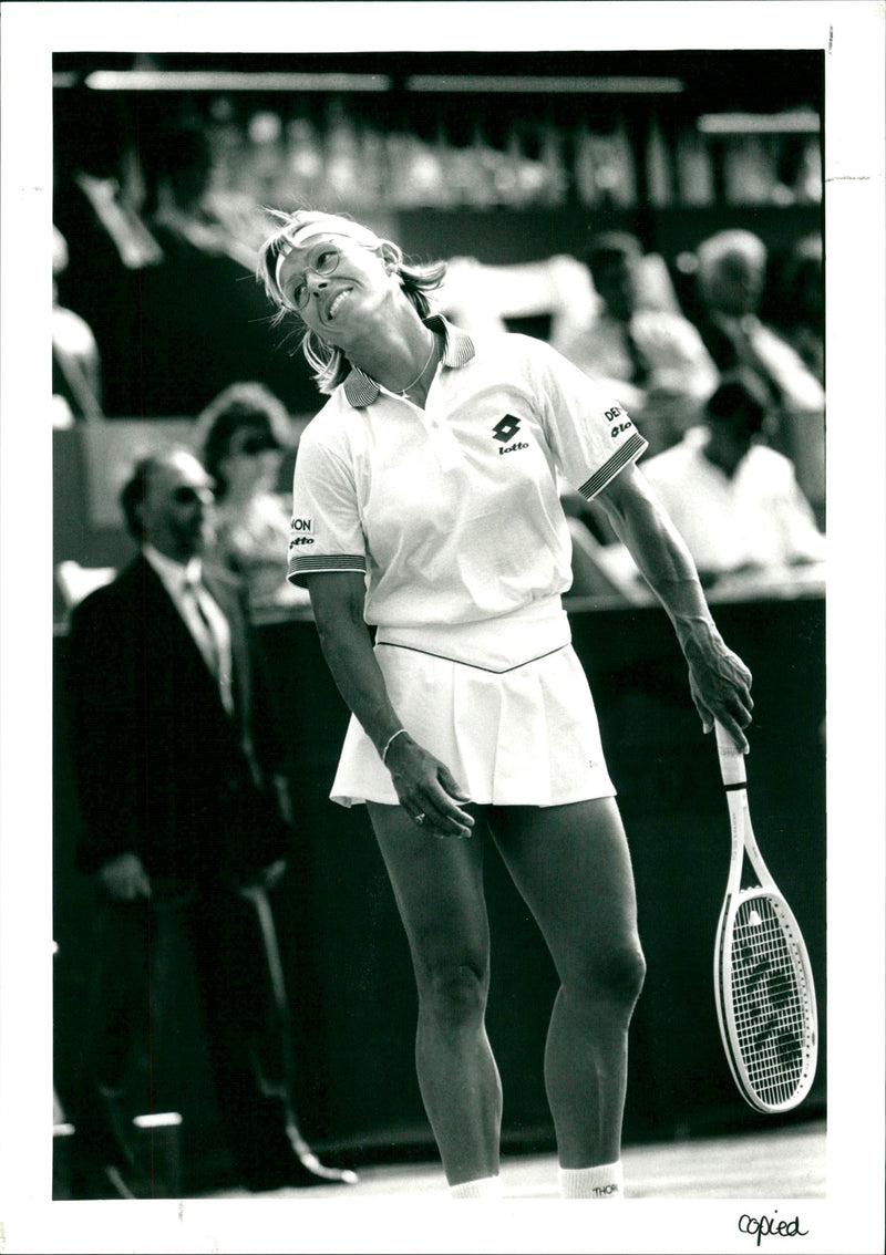 Martina Navratilova - Vintage Photograph