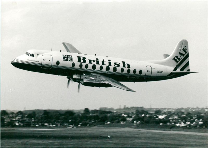 Vickers Viscount - Vintage Photograph