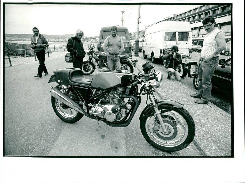 T.T. Week Isle of Man. - Vintage Photograph