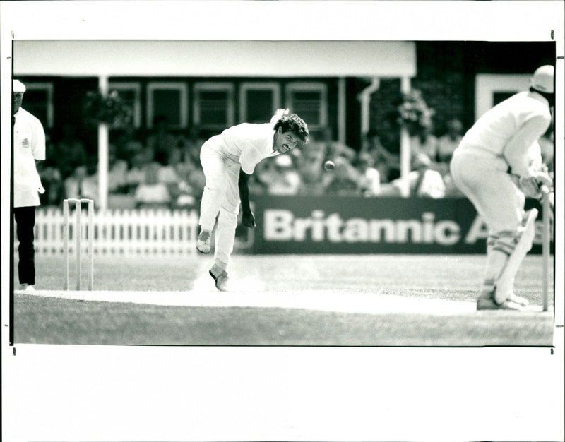 Waqar Younis - Vintage Photograph