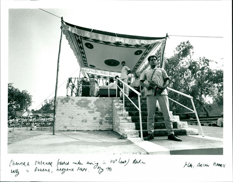 Chandra Shekhar - Vintage Photograph