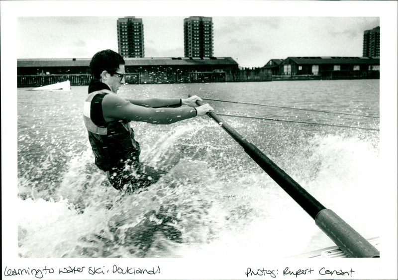 Water skiing - Vintage Photograph