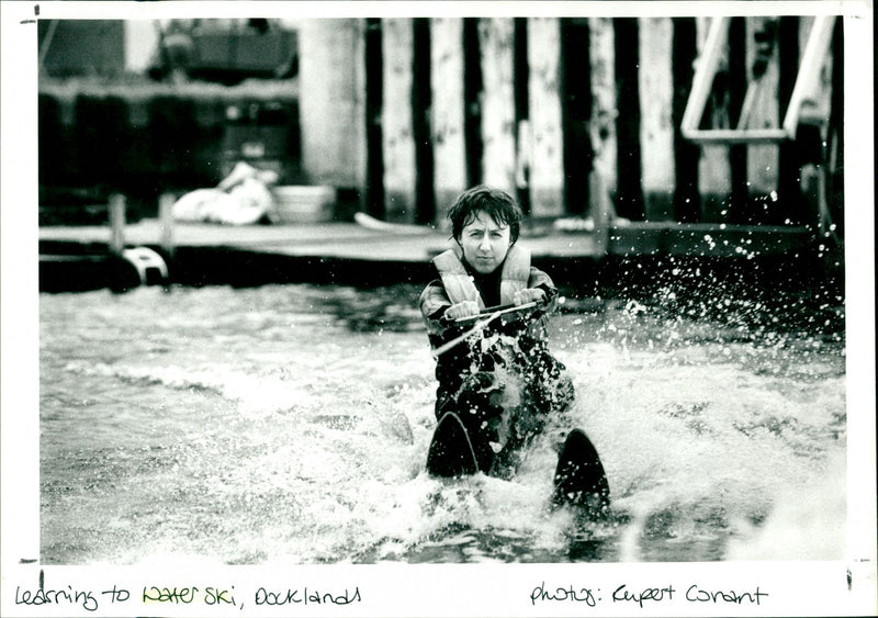 Water skiing - Vintage Photograph