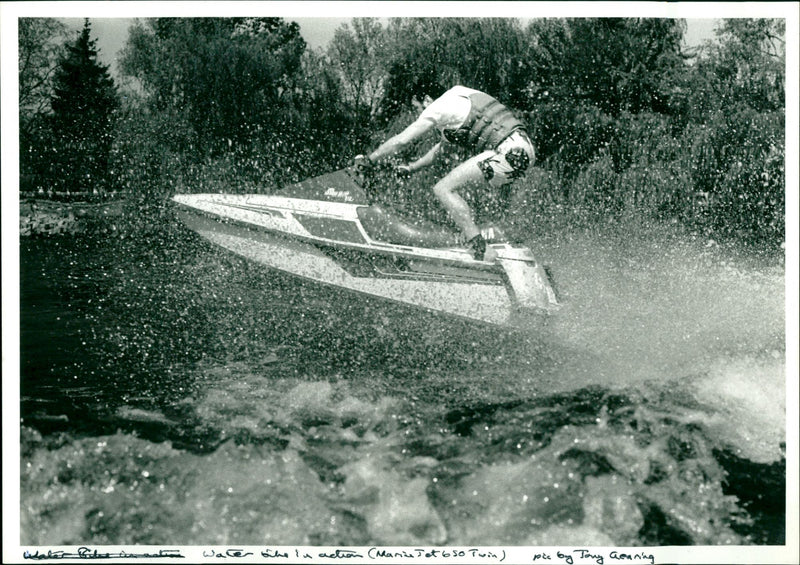 Water Bike - Vintage Photograph
