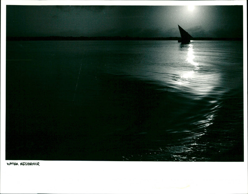 Water Reservoir - Vintage Photograph