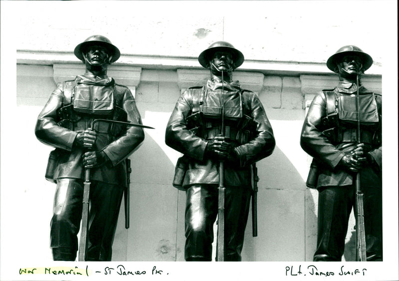 War Memorial - Vintage Photograph
