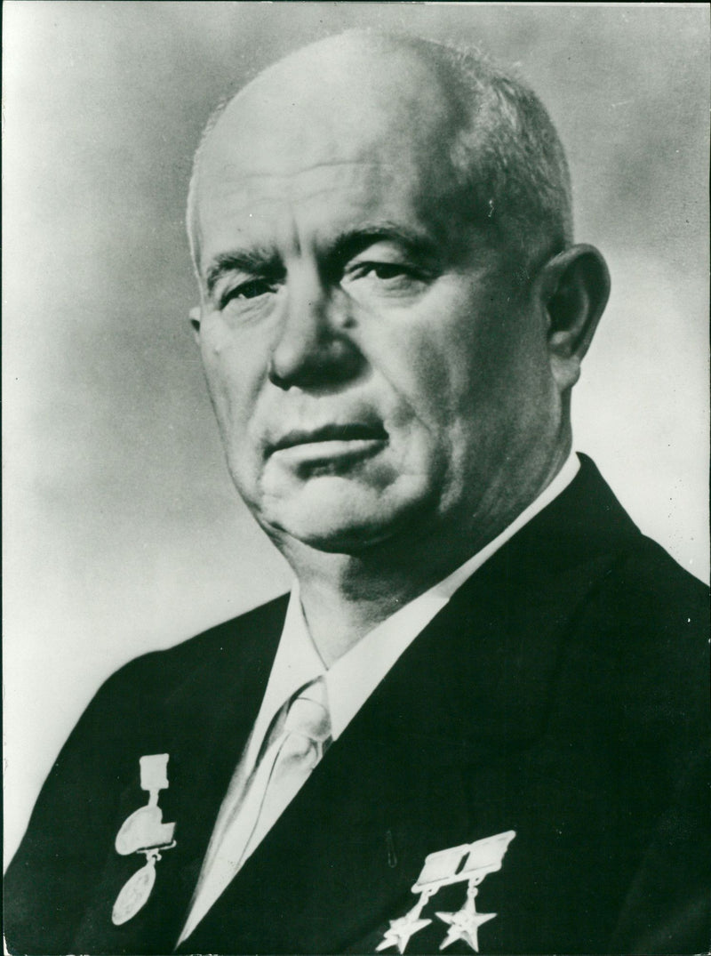 Nikita Khrushchev - Vintage Photograph