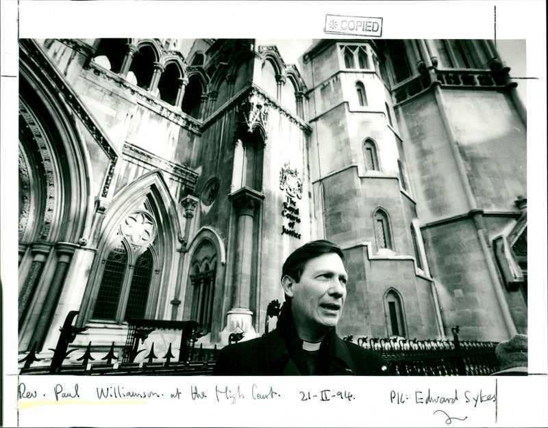 Rev. Paul Williamson - Vintage Photograph