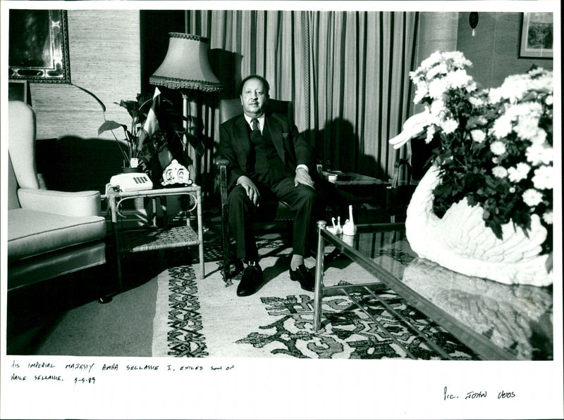 Amha Sellassie I - Vintage Photograph