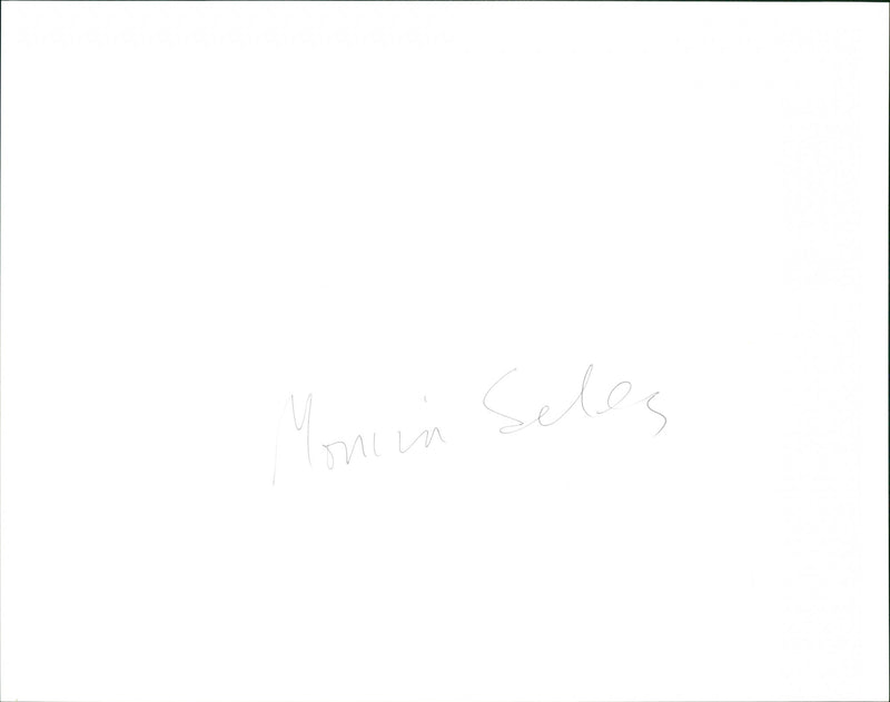 Monica Seles - Vintage Photograph