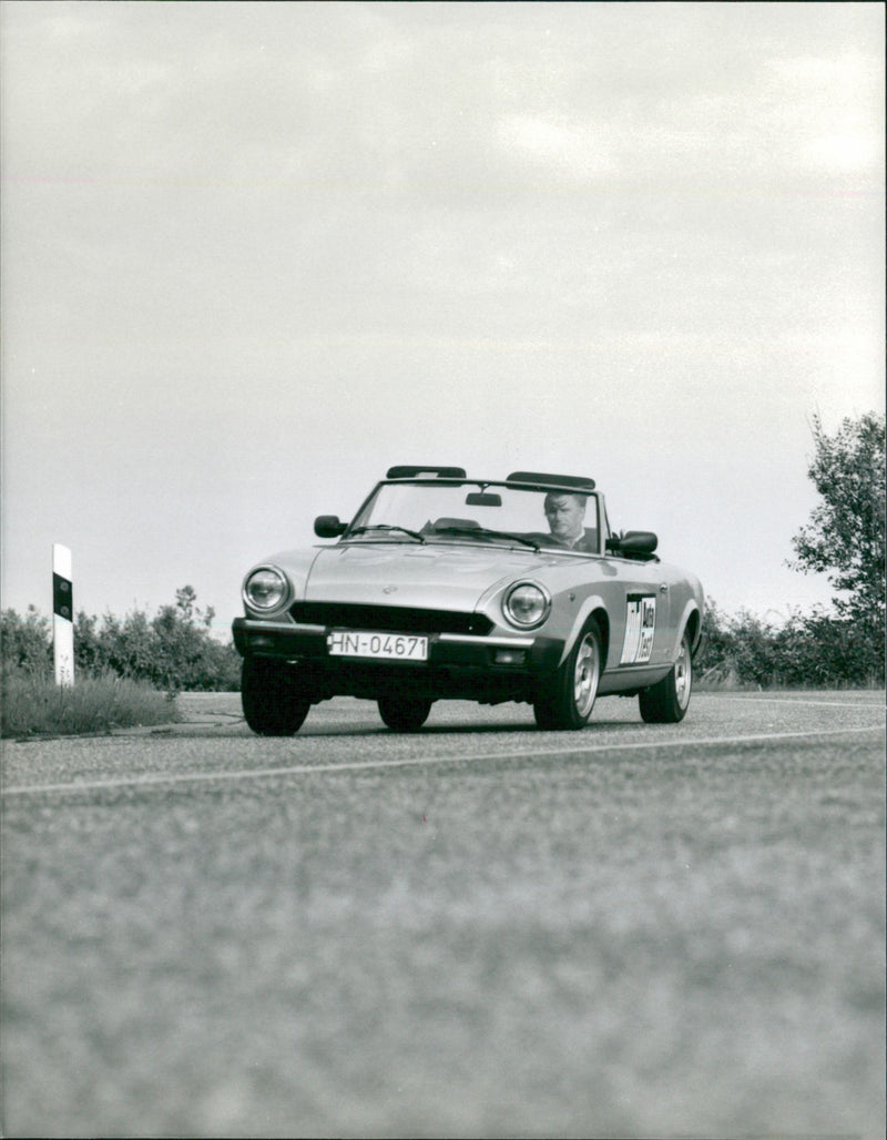 Fiat car - Vintage Photograph