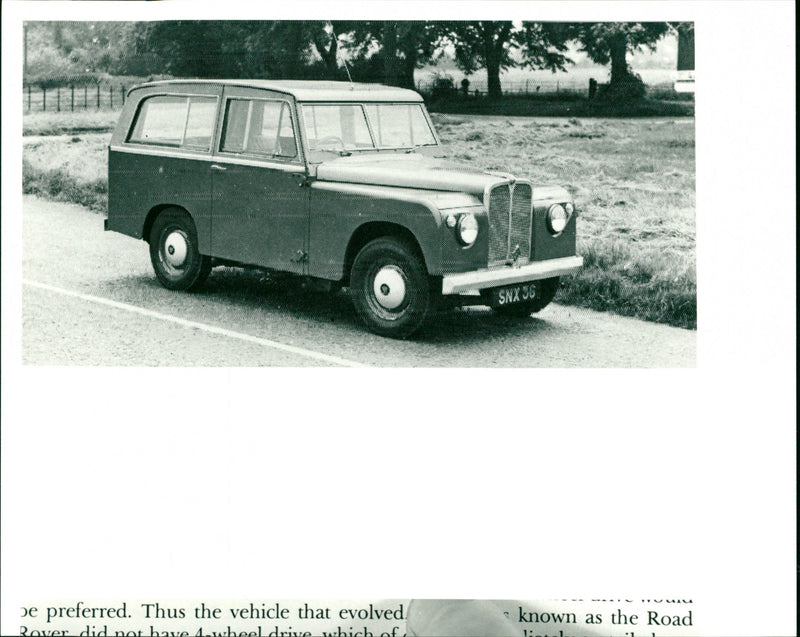 Land Rover - Vintage Photograph
