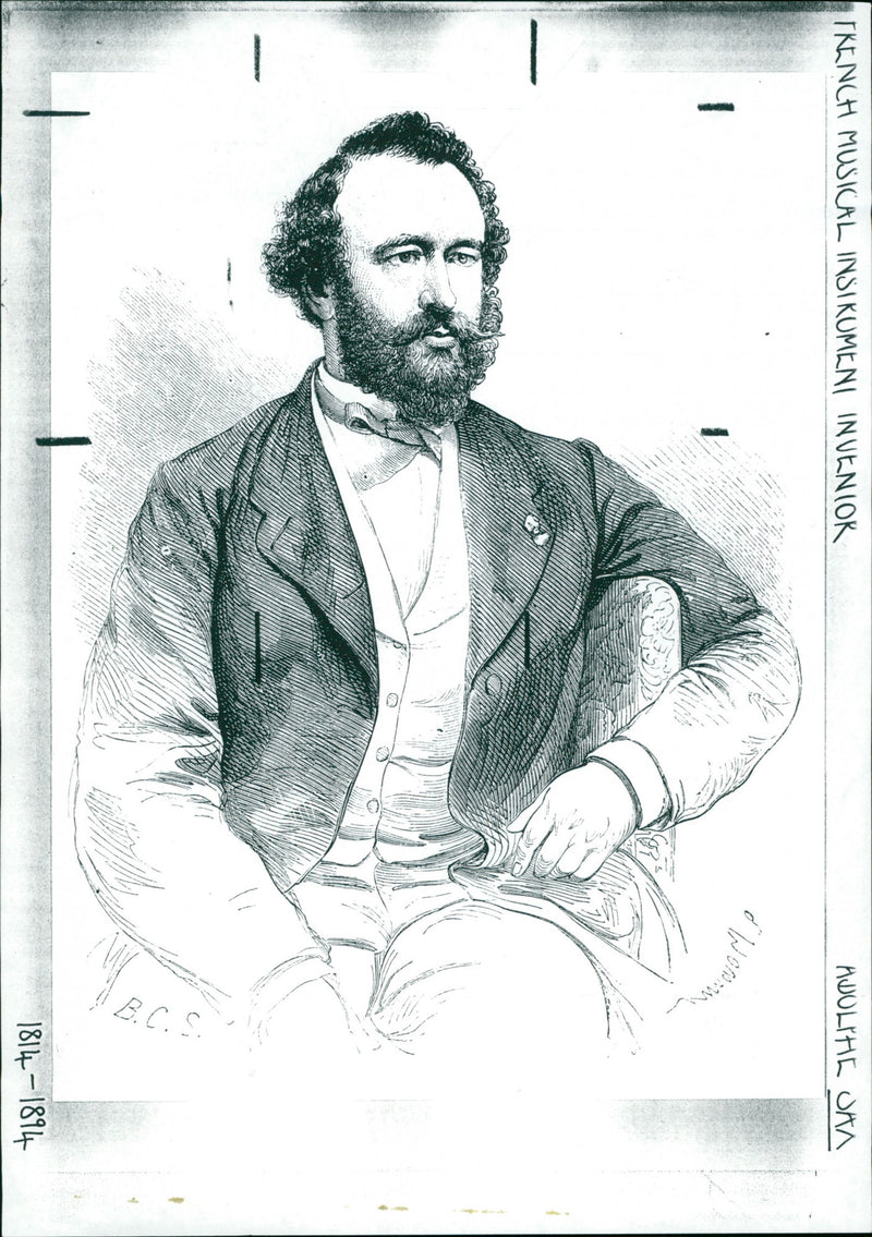 Adolphe Sax - Vintage Photograph