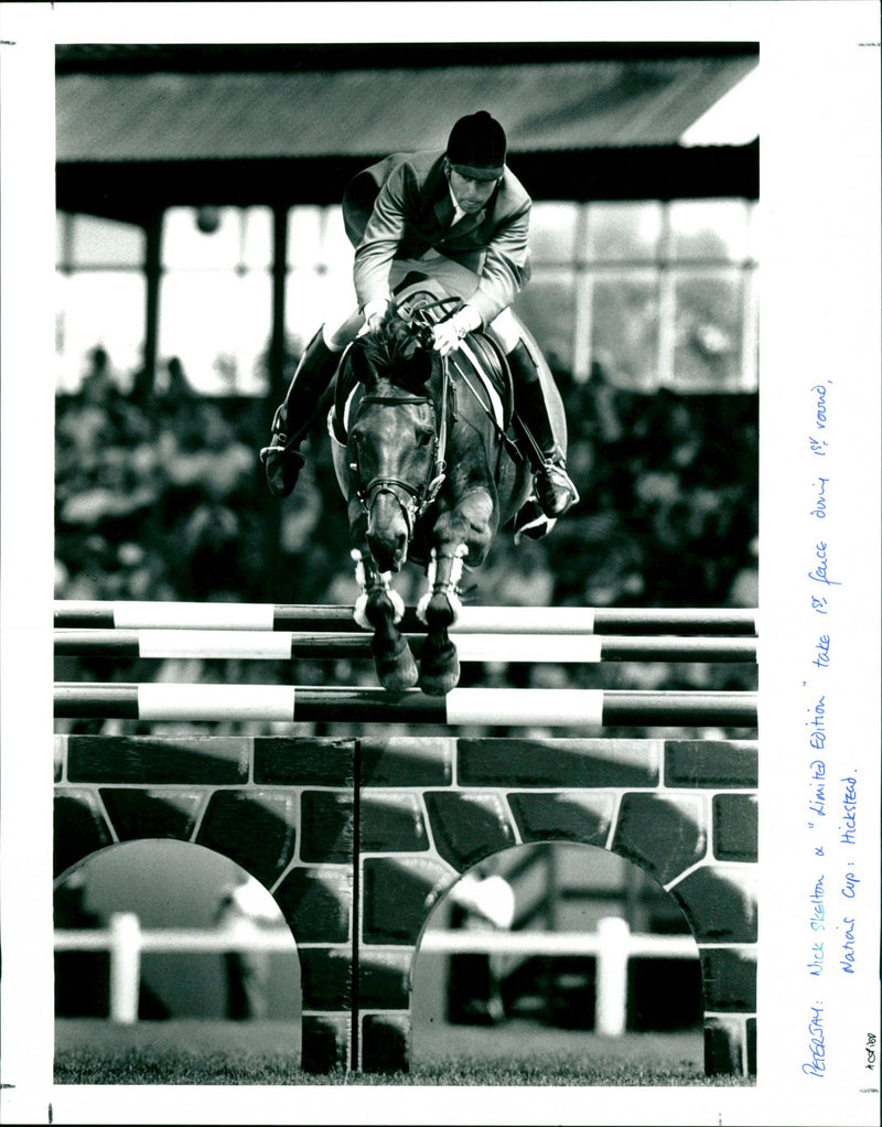 Nick Skelton - Vintage Photograph