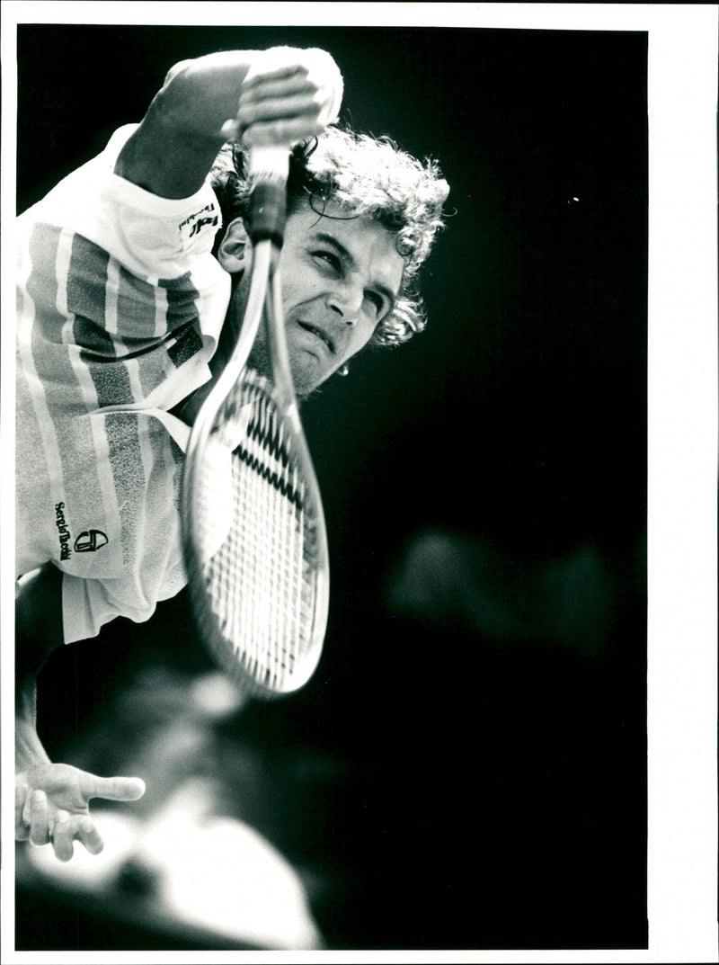 Mats Wilander - Vintage Photograph