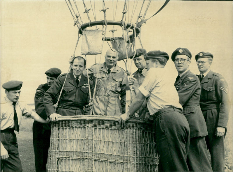 Sir Godfrey Nickolson, Wing CDR Alan Scott & Flight Lt. Bob Wiltshire - Vintage Photograph