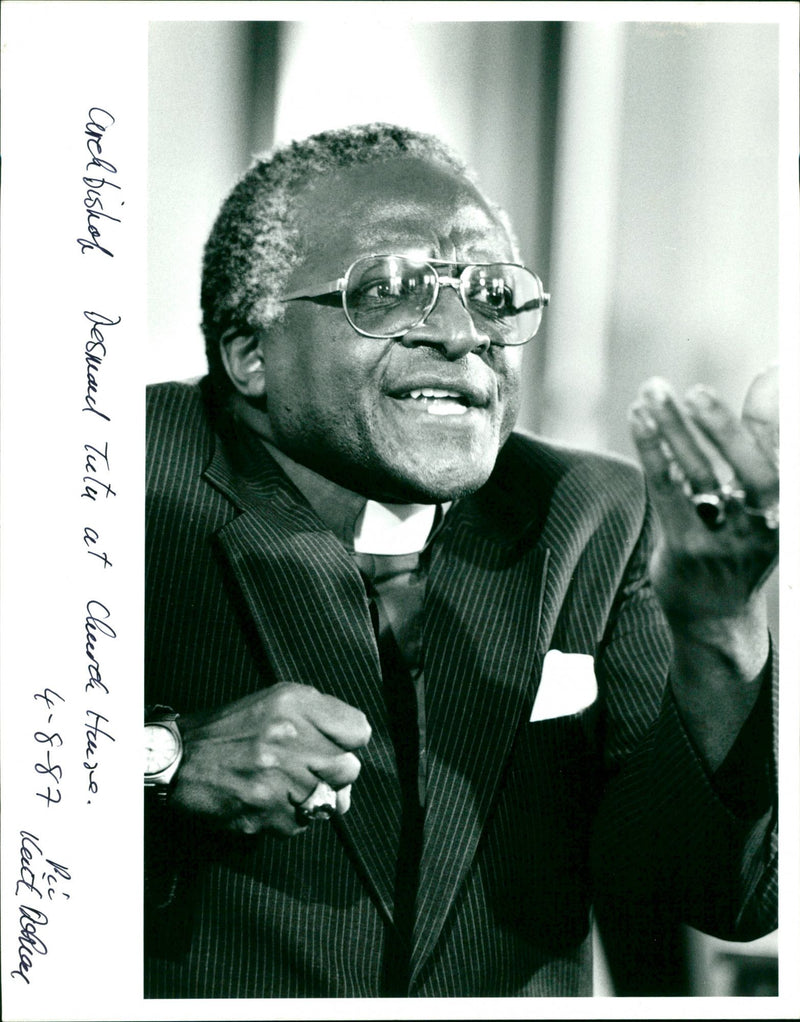 Desmond Tutu - Vintage Photograph