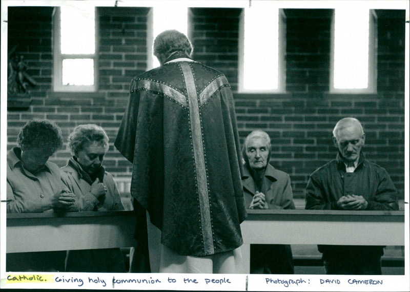 Catholic. - Vintage Photograph