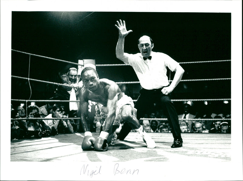 Nigel Benn - Vintage Photograph