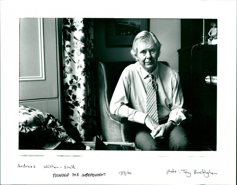 Andreas Whittam-Smith - Vintage Photograph