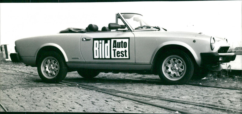 Fiat car - Vintage Photograph