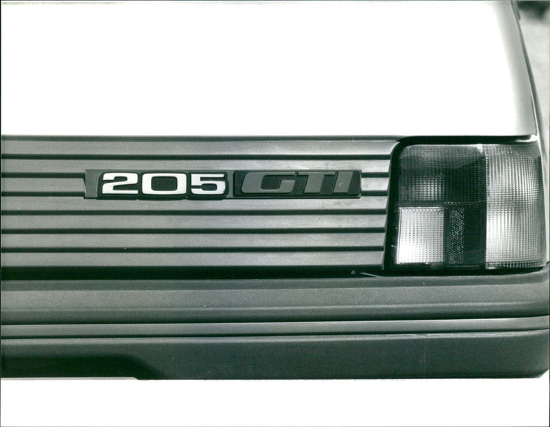 Peugeot 205 GTI - Vintage Photograph