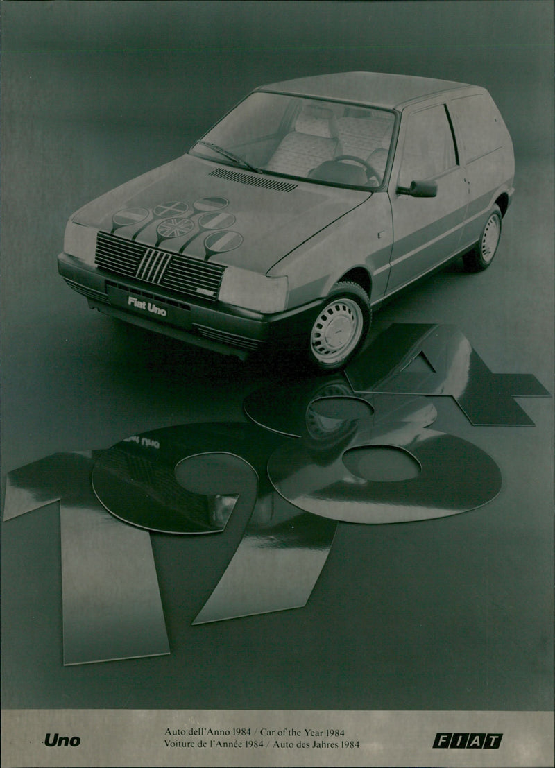 Fiat Uno - Vintage Photograph