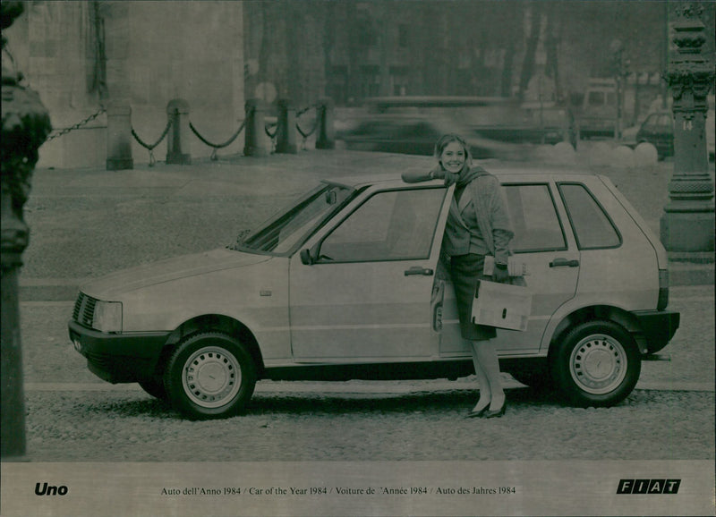 Fiat Uno - Vintage Photograph