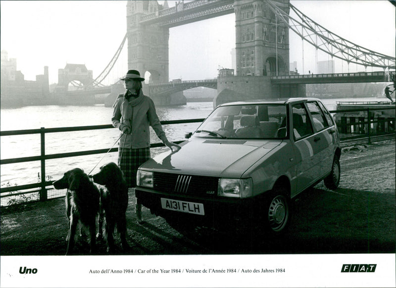 Fiat Uno - Vintage Photograph