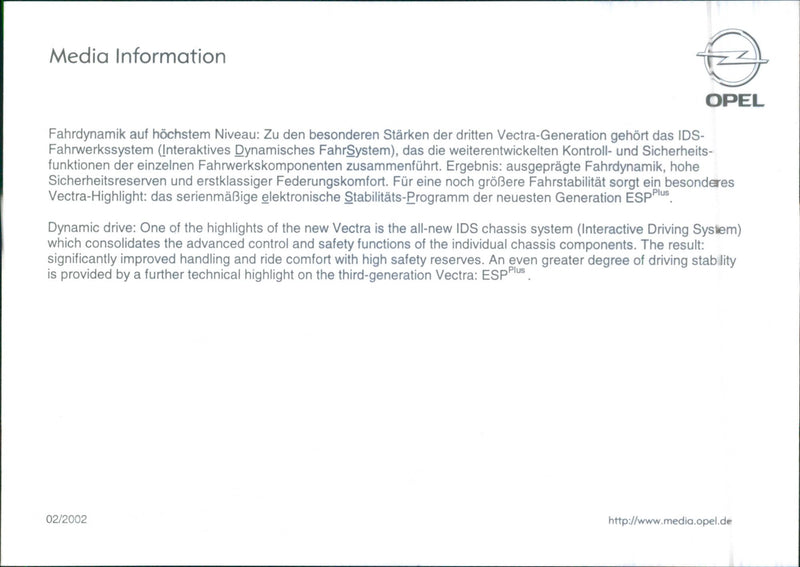 Opel Vectra - Vintage Photograph