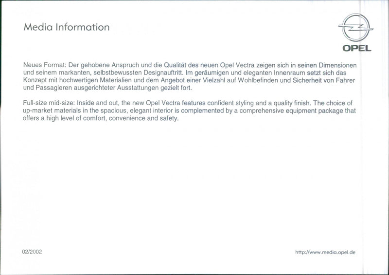 Opel Vectra - Vintage Photograph