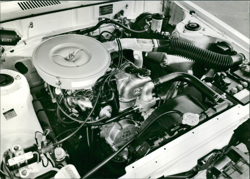 Toyota Carina Engine - Vintage Photograph