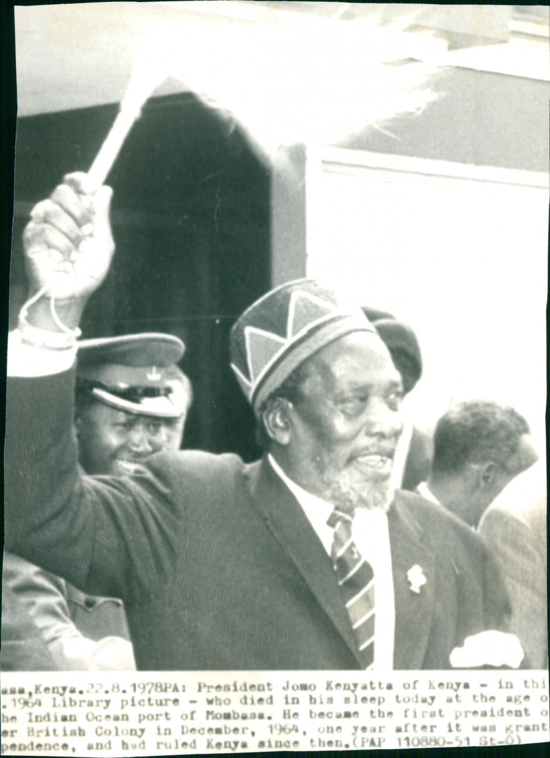 President Jomo Kenyatta - Vintage Photograph