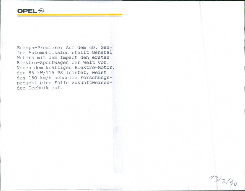 Opel - Vintage Photograph