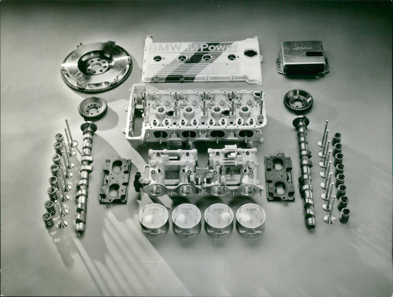 BMW M3 Evolution Engine. - Vintage Photograph