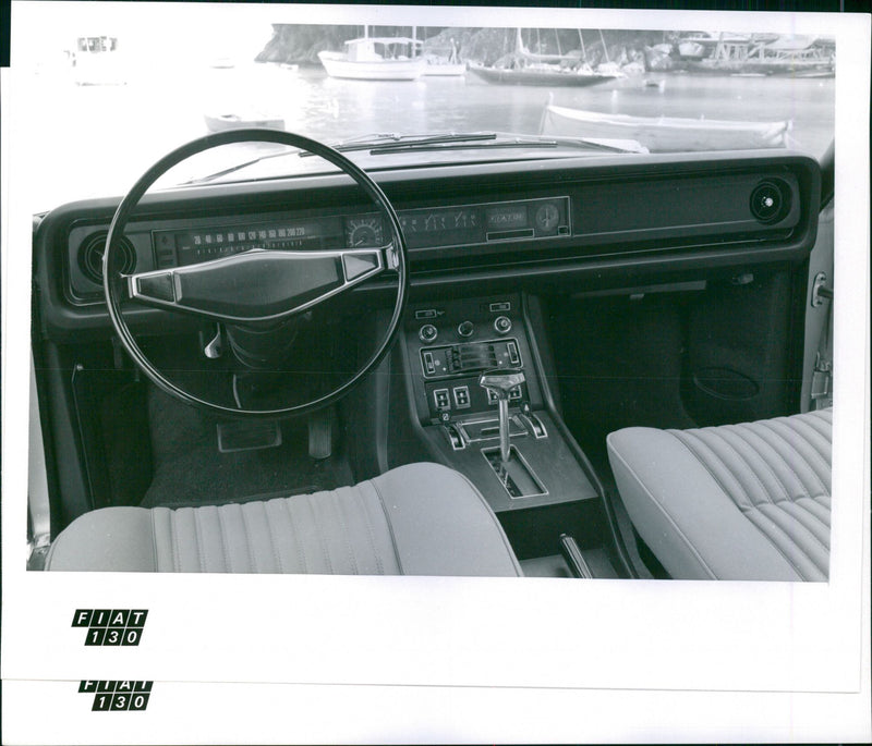 Fiat 130 - Vintage Photograph