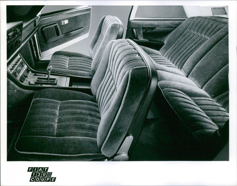 Fiat 130 Coupe, Cockpit - Vintage Photograph