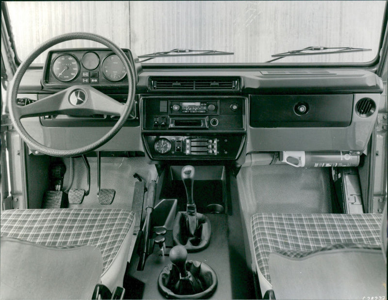Mercedes-Benz Dashboard - Vintage Photograph