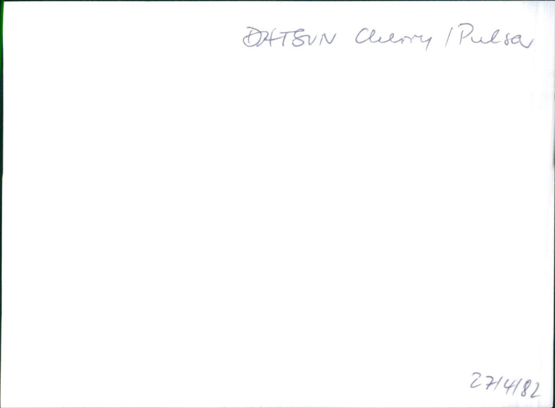 Datsun Cherry / Pulsar - Vintage Photograph