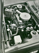 Datsun Cherry Limousine, Kombi and Coupé, Engine - Vintage Photograph