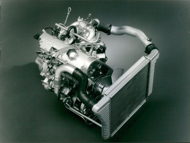 Volvo 760 Turbo, Engine - Vintage Photograph