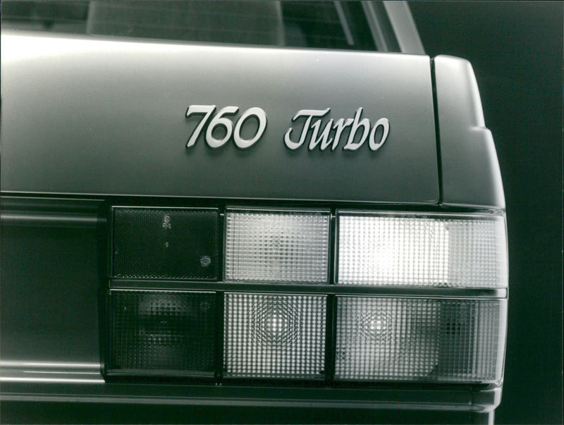 Volvo 760 Turbo, Model 84 - Vintage Photograph