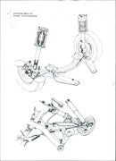Datsun 240 K-GT, Front and Rear Axles - Vintage Photograph