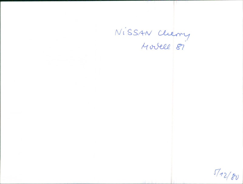 Datsun Cherry - Vintage Photograph