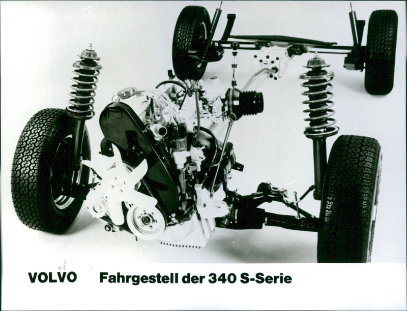 Volvo Chassis of the 340 S-Series - Vintage Photograph