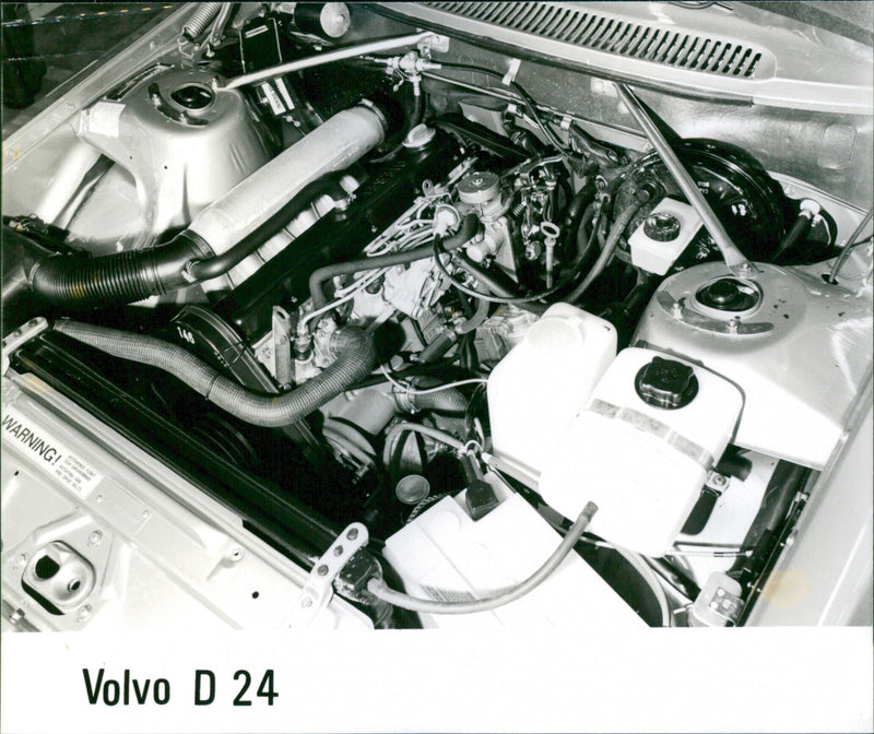 Volvo D24 engine - Vintage Photograph