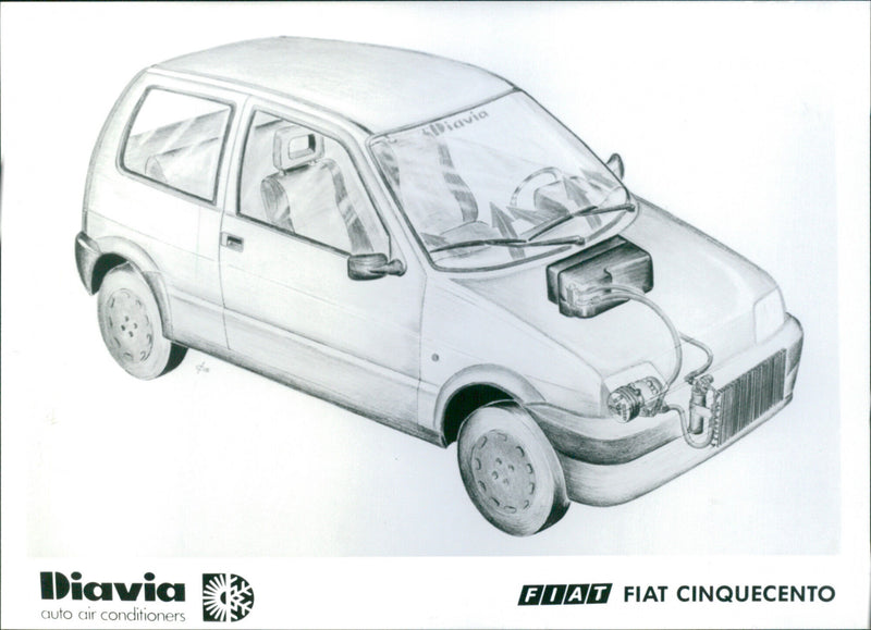 Fiat Cinquecento - Vintage Photograph