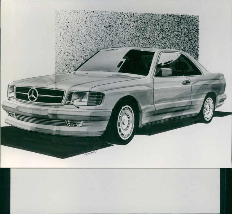 Mercedes-Benz 500 SEC - Vintage Photograph