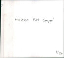 Mazda 929 Coupe - Vintage Photograph