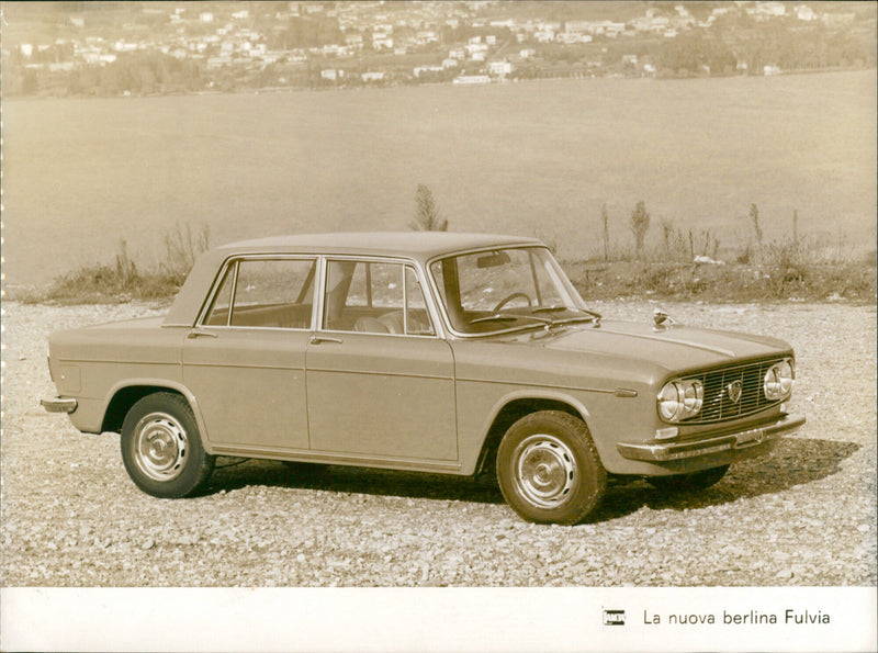 Lancia Fulvia Sedan - Vintage Photograph